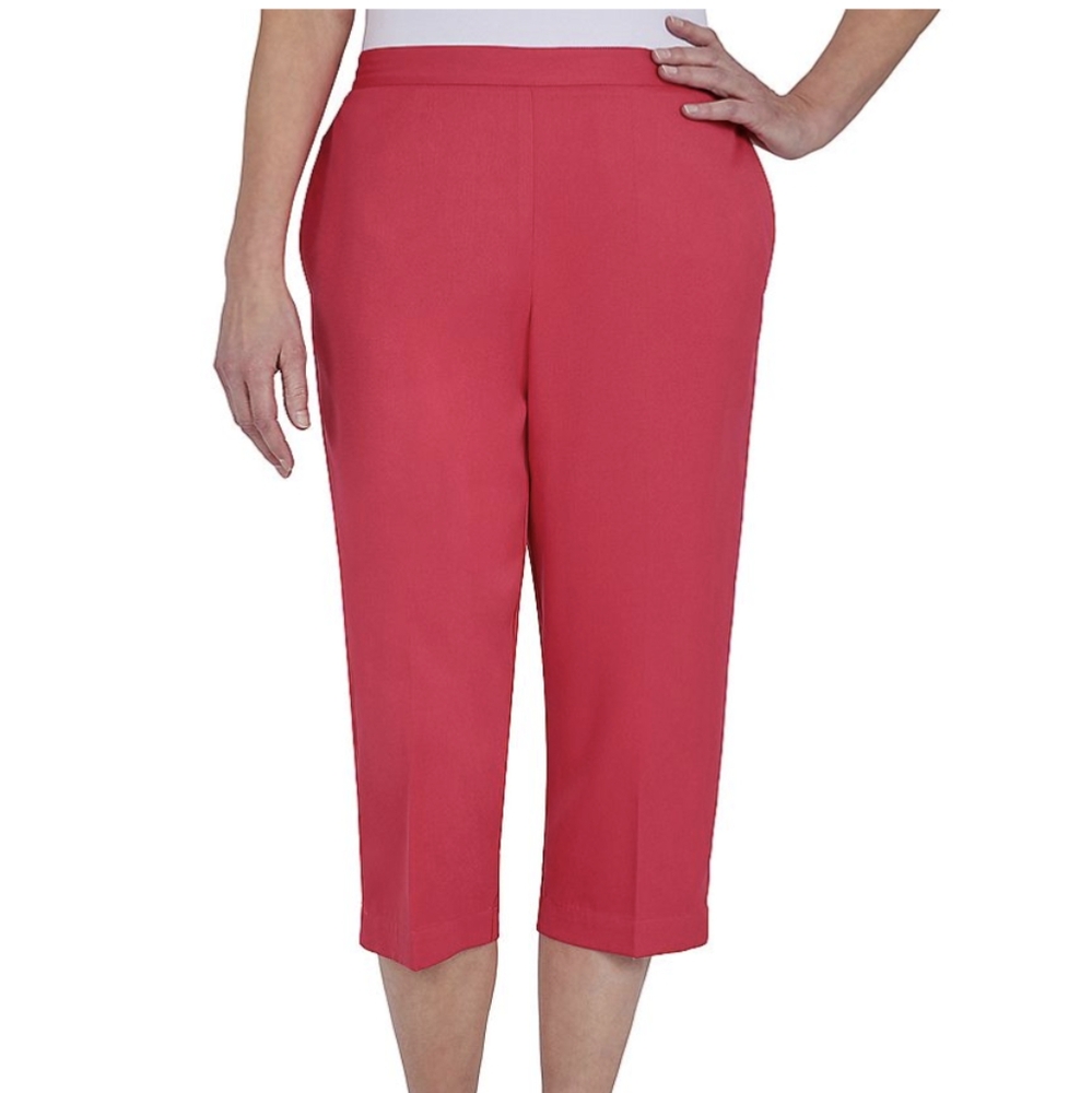 ALFRED DUNNER Pull-On Capri Pant 22W NWT